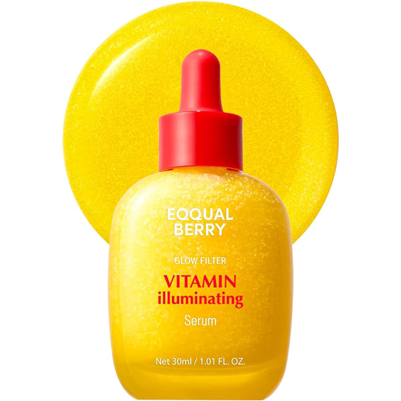 EQQUALBERRY Vitamin Illuminating Serum 30 ml Vitamin C Niacinamide Face Serum with Arbutin Ceramides Hyaluronic Acid Hydrating Radiance-Support Serum Skin Care