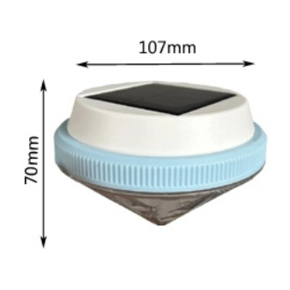 (Colored Diamond) Solar Floating Pool Light Color Changing Waterproof LED for Outdoor Decor