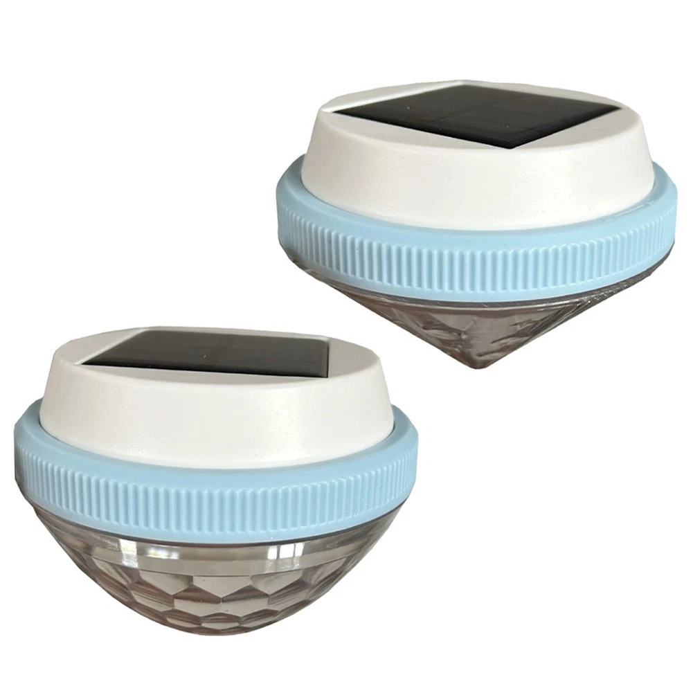 (Colored Diamond) Solar Floating Pool Light Color Changing Waterproof LED for Outdoor Decor
