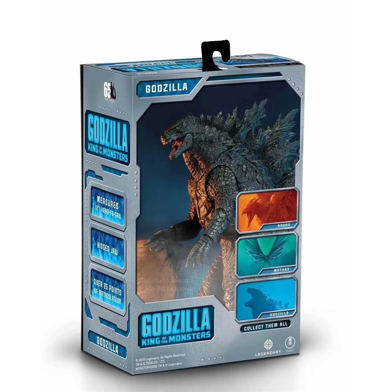 NECA Godzilla Monster 2019 Movie Version Boxed Seven Inch Movable Figure Model Toy Collectible For Display Collection Gift