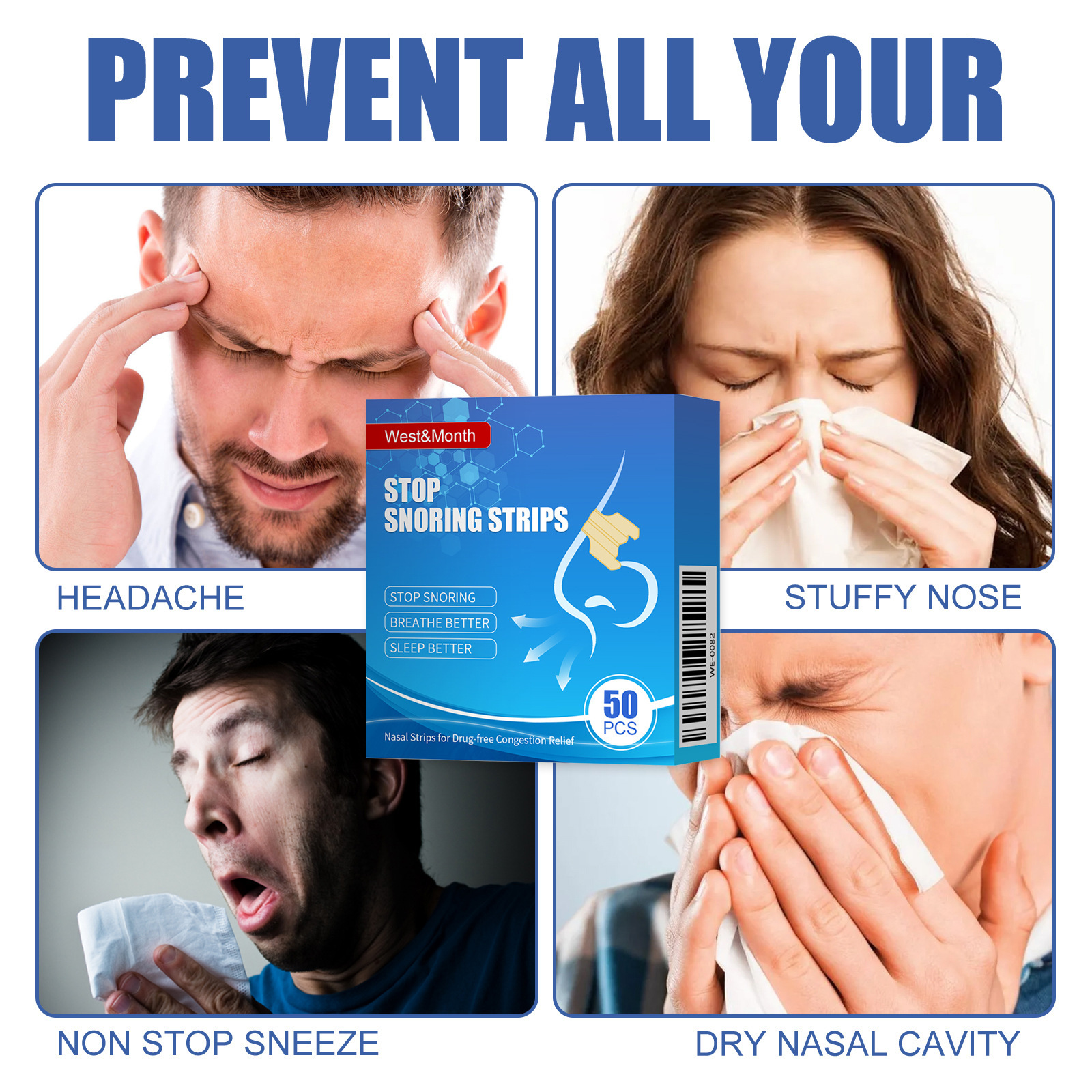 Adult Nasal Care Strips For Daily Nasal Cleansing Soothing Irritation And Hygiene Maintenance Comfortable Nose Care Patch