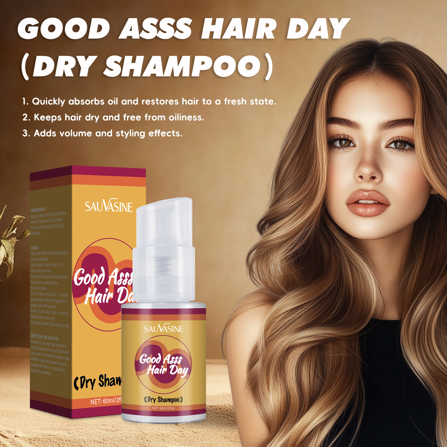 Dry Shampoo Leave In Spray Oil Control Refreshing Hair Refreshing Daily Use Dry Shampoo Powder For Hair Volume And Cleanliness