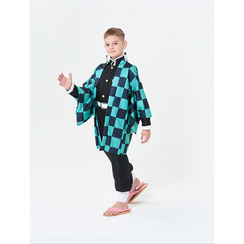 (140) Cosplay Costumes For Demon Slayer Tanjiro Kamado Nezuko Kamado Zenitsu Agatsuma Giyuu Tomioka Halloween Outfits