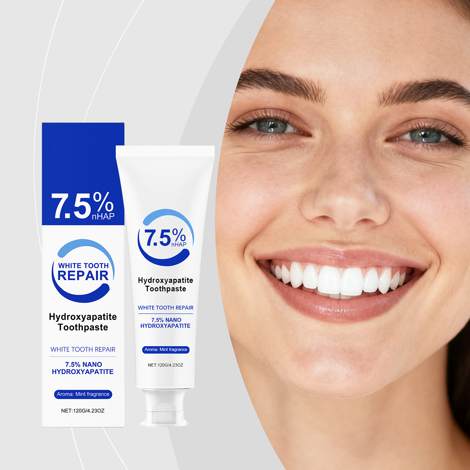 Mint Toothpaste Fresh Flavor Gentle Cleansing Comfortable Brushing Daily Oral Teeth Care Product For Regular Dental Maintenance