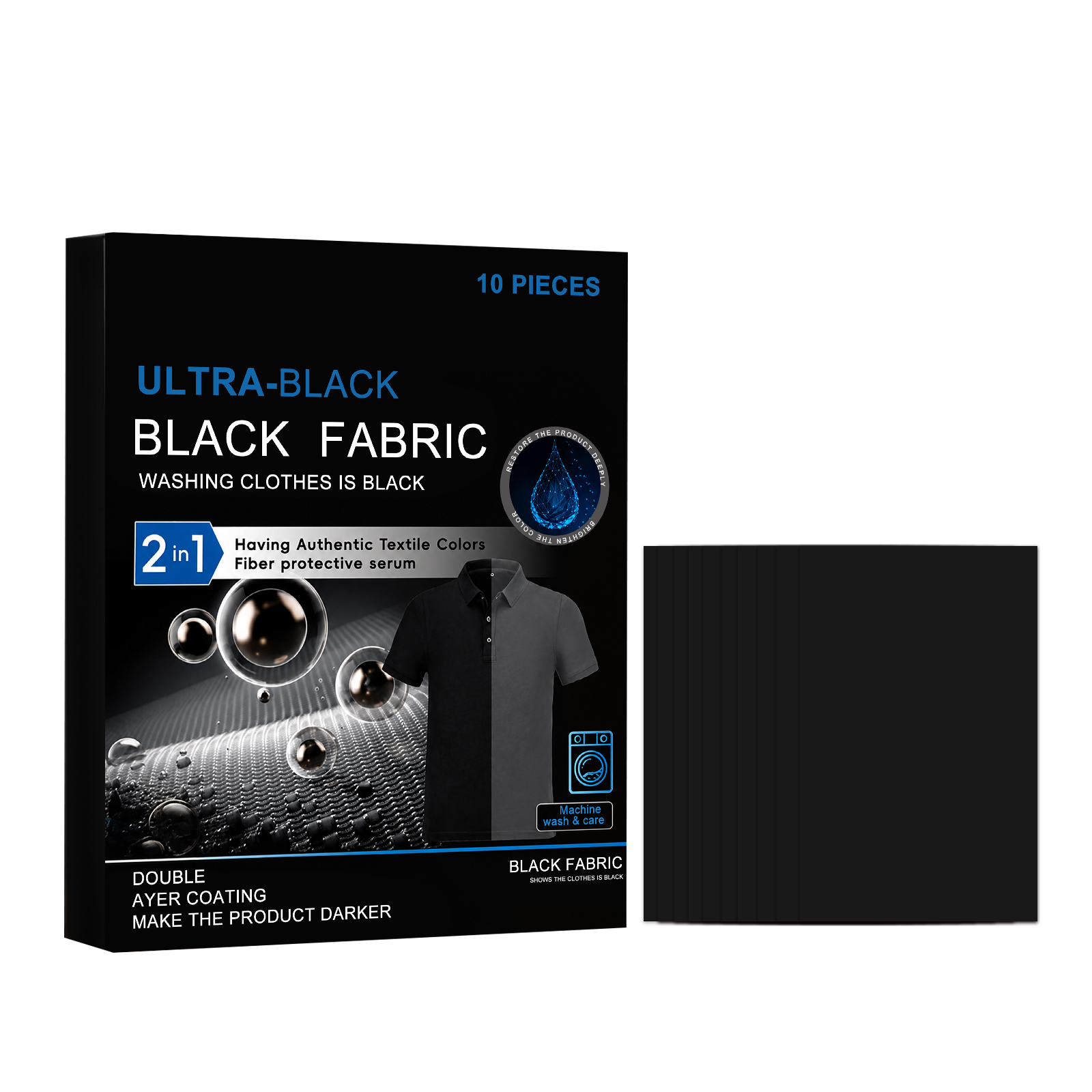 Clothes Darkening Sheets Daily Color Care Renew Mild Wash Lock Deep Shade Multiple Black Fabrics