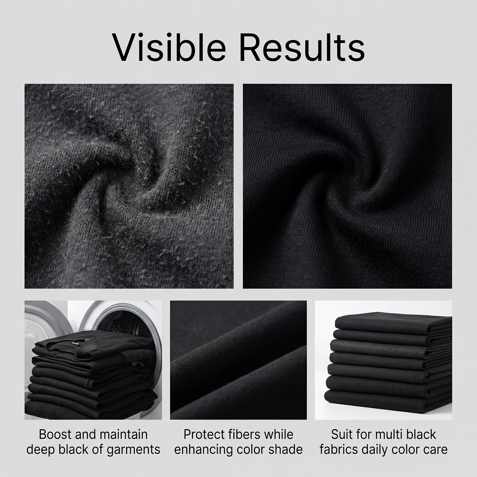 Clothes Darkening Sheets Daily Color Care Renew Mild Wash Lock Deep Shade Multiple Black Fabrics