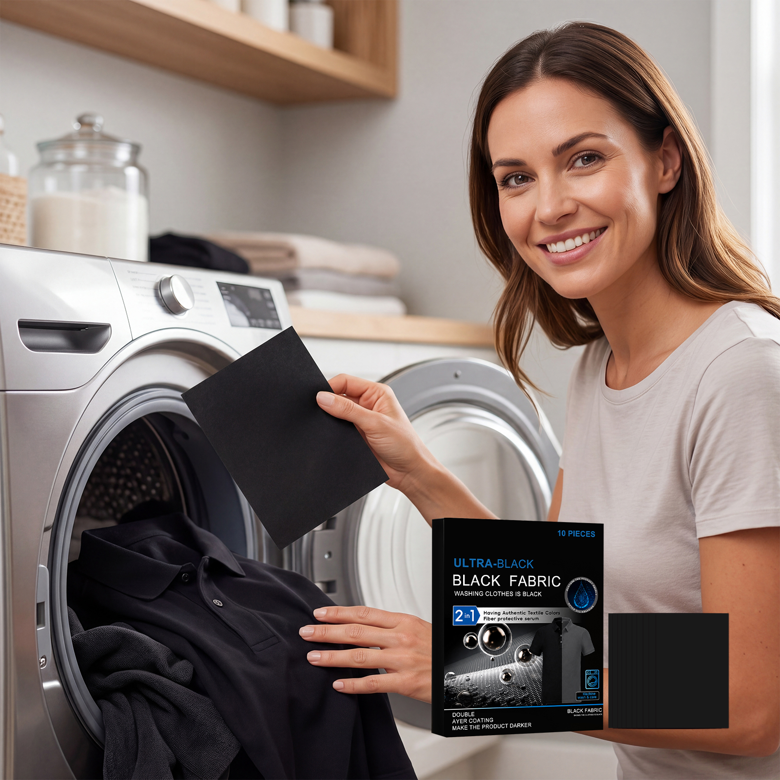 Clothes Darkening Sheets Daily Color Care Renew Mild Wash Lock Deep Shade Multiple Black Fabrics