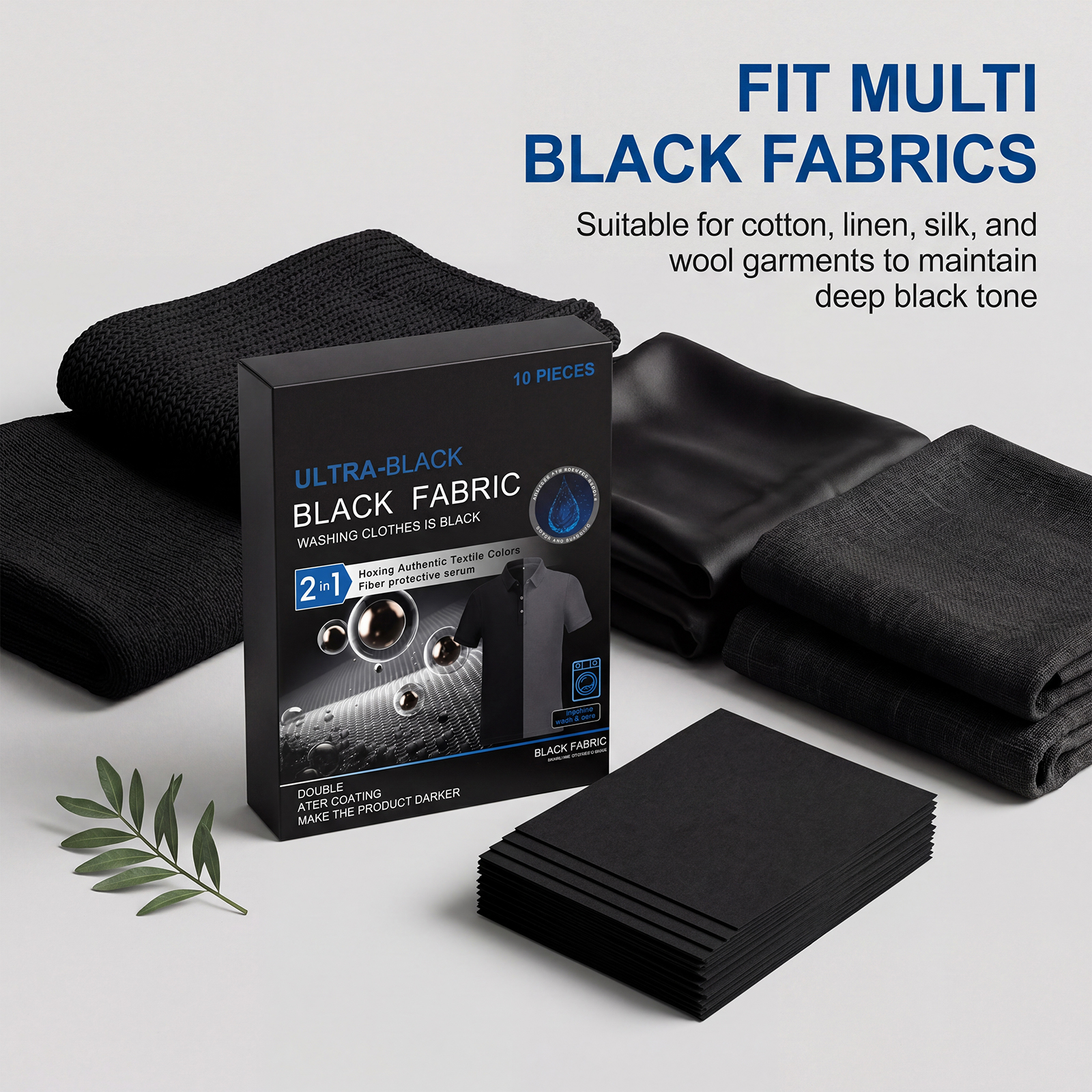 Clothes Darkening Sheets Daily Color Care Renew Mild Wash Lock Deep Shade Multiple Black Fabrics