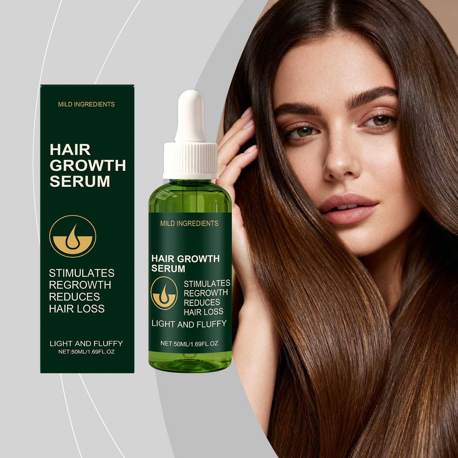 Hair Volumizing Essence Liquid For Thin Flat Dry Damaged Scalp And Daily Hair Care Treatment