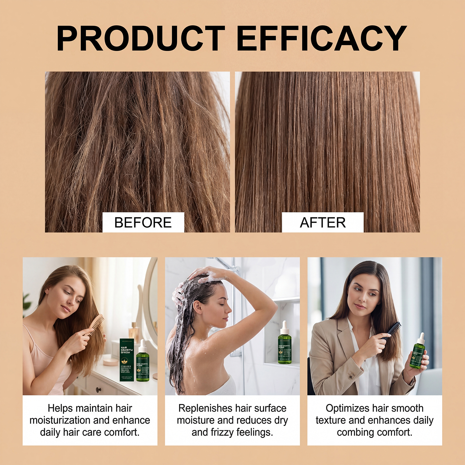 Hair Volumizing Essence Liquid For Thin Flat Dry Damaged Scalp And Daily Hair Care Treatment