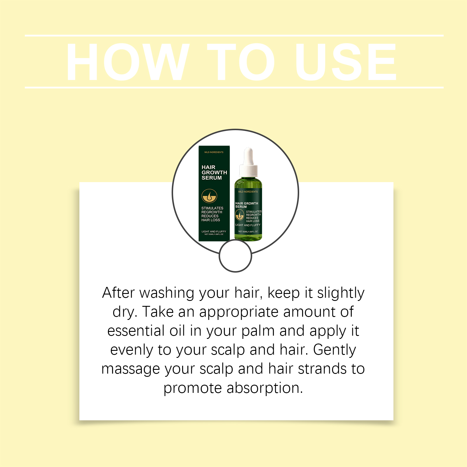 Hair Volumizing Essence Liquid For Thin Flat Dry Damaged Scalp And Daily Hair Care Treatment