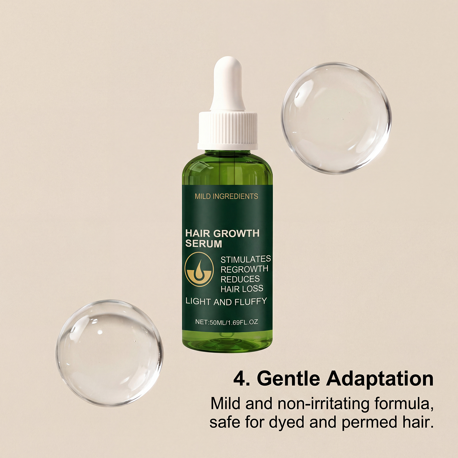 Hair Volumizing Essence Liquid For Thin Flat Dry Damaged Scalp And Daily Hair Care Treatment