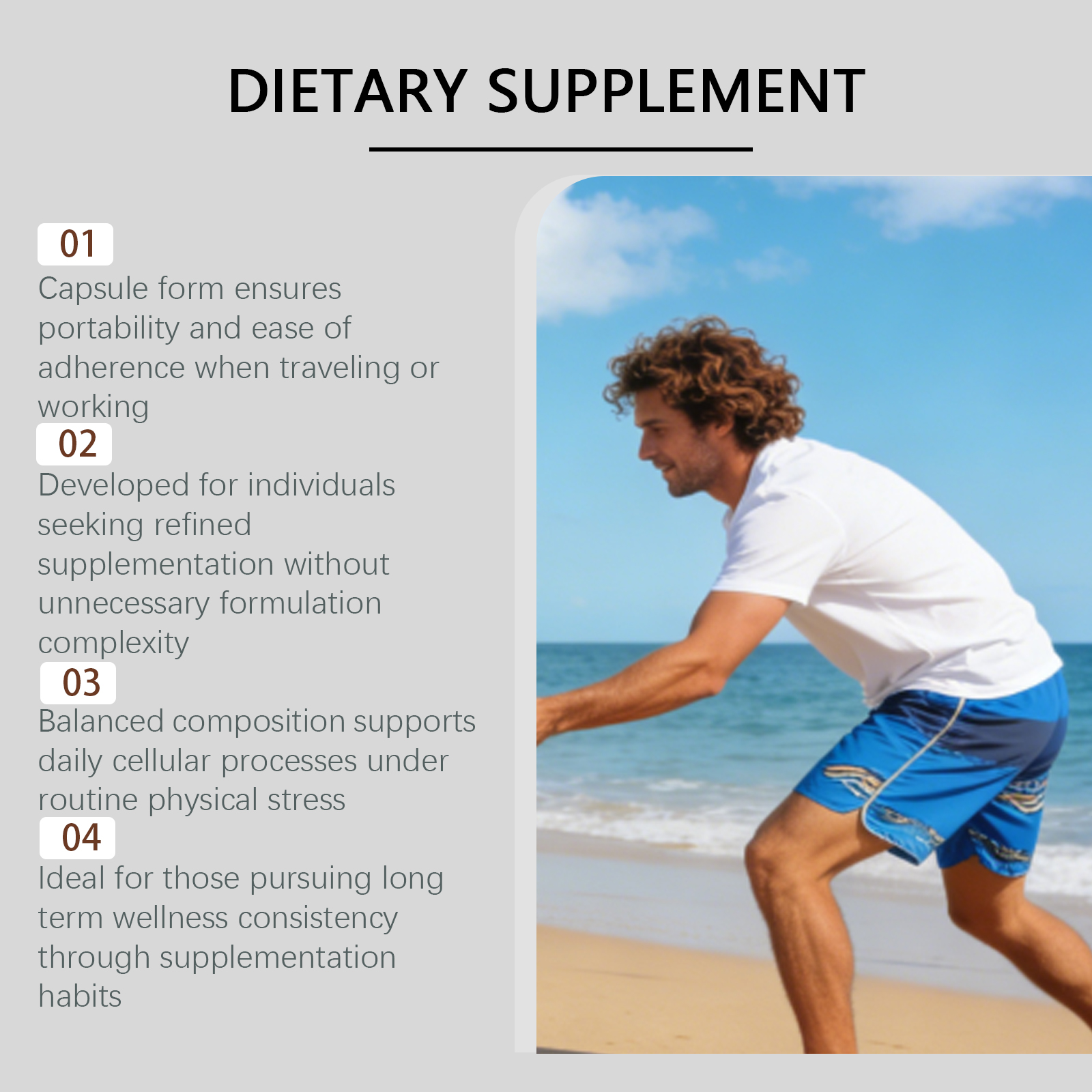 Body Supplement Capsules Mild Boost Physical Vitality Nurture Discomfort Daily Health Nutrient Supply For Human Body Care General Wellness Maintenance
