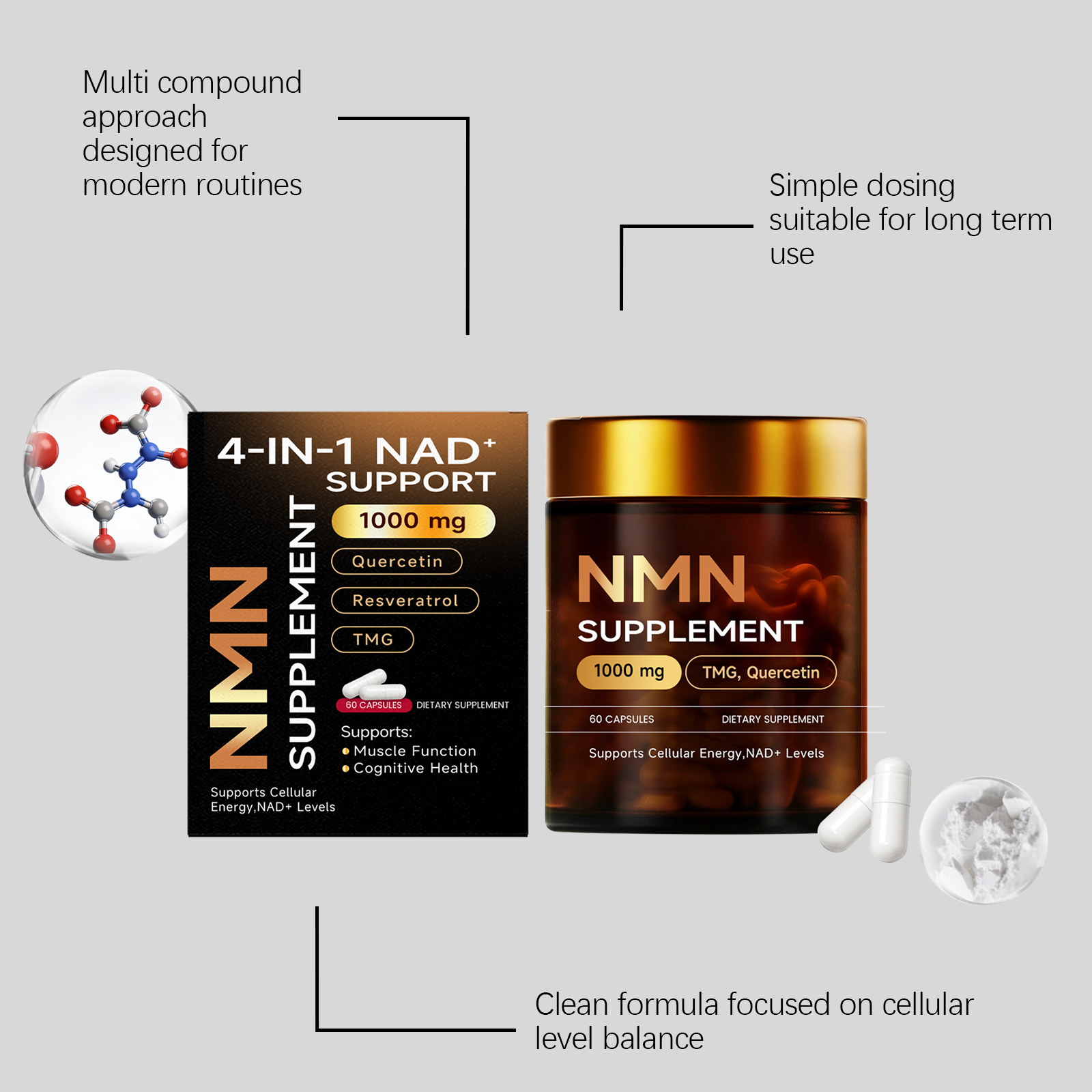 Body Supplement Capsules Mild Boost Physical Vitality Nurture Discomfort Daily Health Nutrient Supply For Human Body Care General Wellness Maintenance
