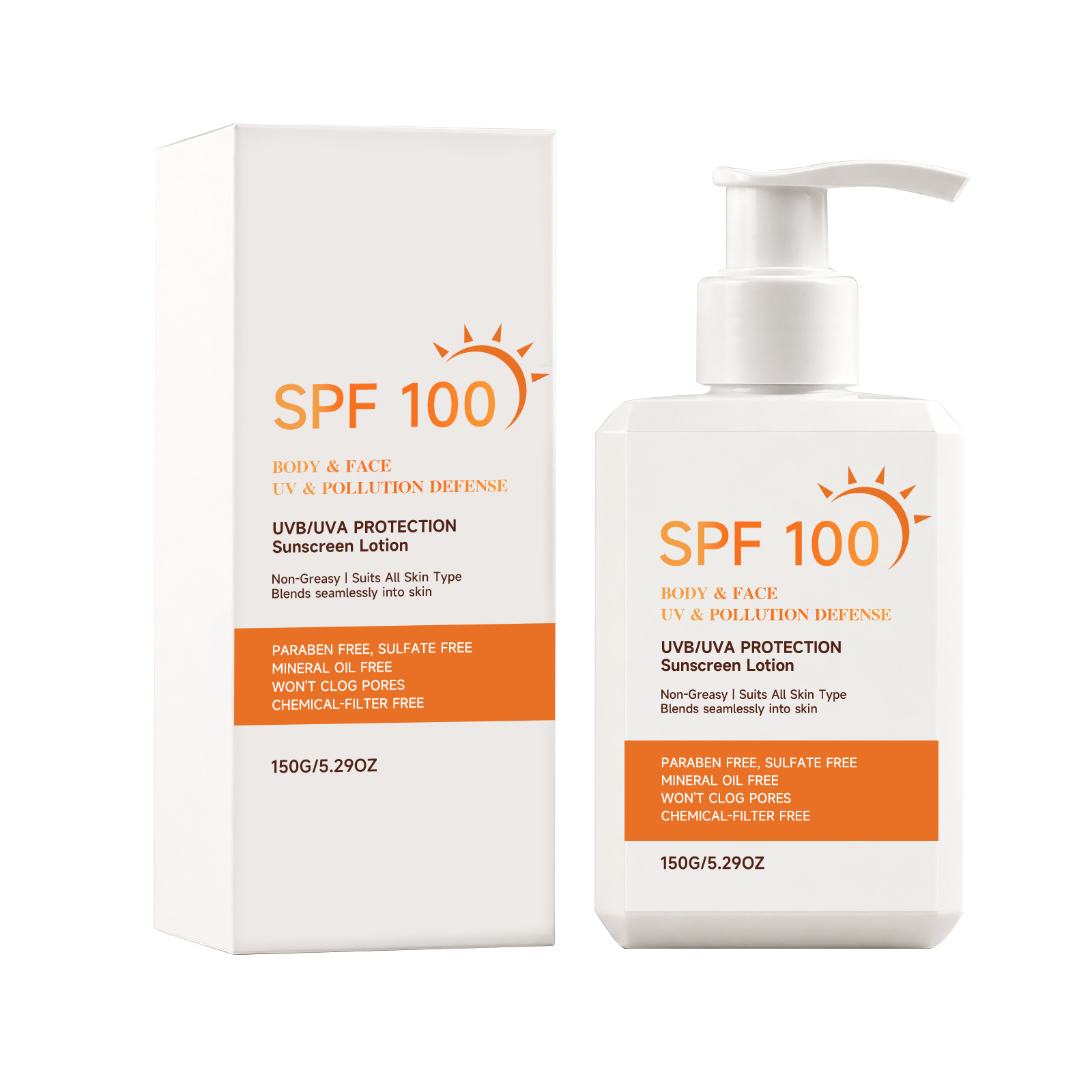 Refreshing Protection Lotion For Summer Outdoor Non Sticky Moisturizing Delicate Skin Face Body Care Gentle Smooth Hydrating Lightweight