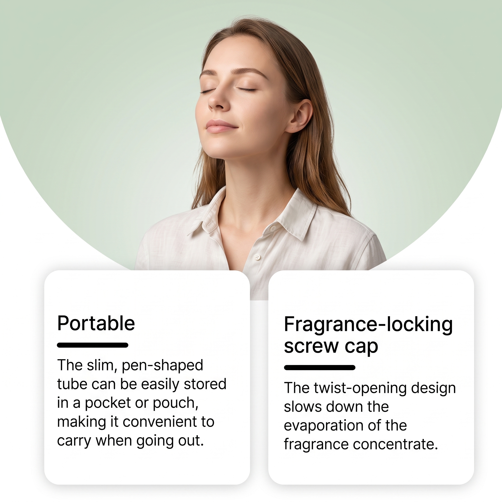 Nose Inhaler Stick Mild Ingredients Protect Nasal Tract Comfort Fresh Smooth Daily Portable Body Care Rod Gentle Skin Maintain Breathing