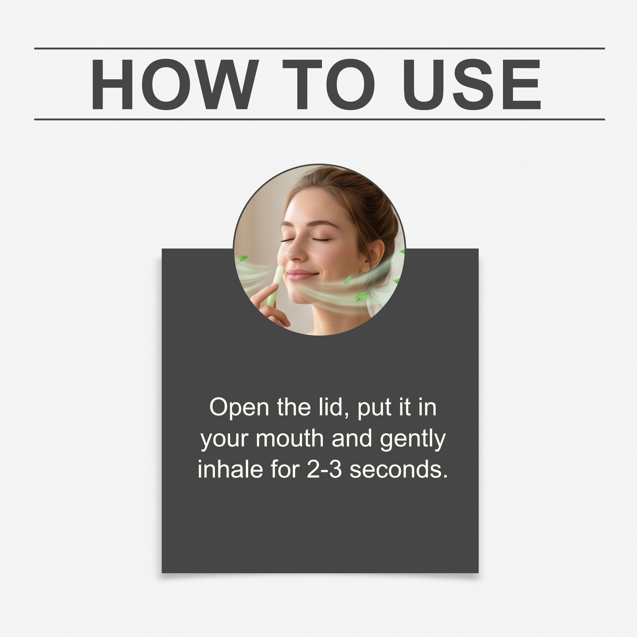 Nose Inhaler Stick Mild Ingredients Protect Nasal Tract Comfort Fresh Smooth Daily Portable Body Care Rod Gentle Skin Maintain Breathing