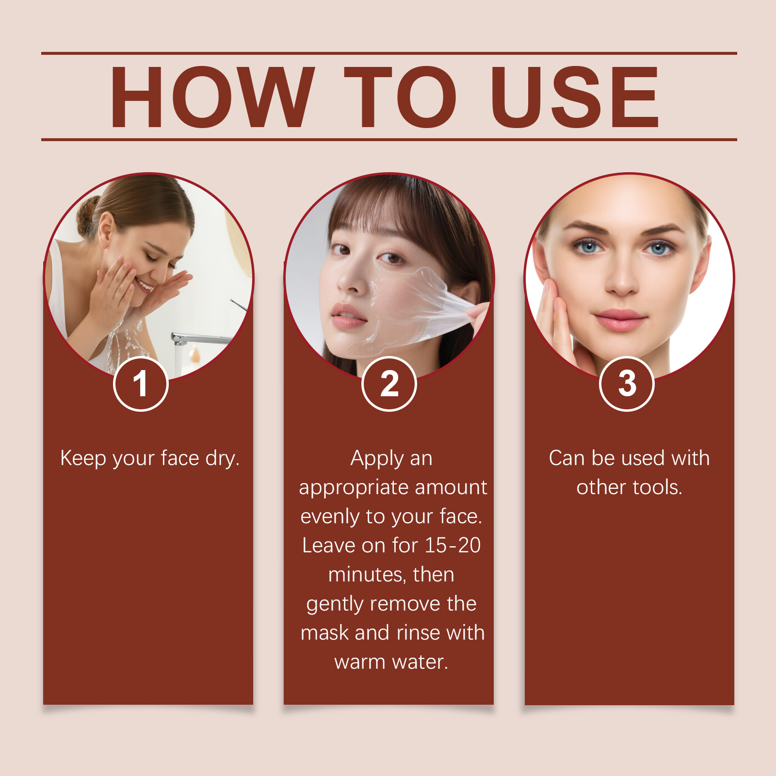 Spot Fading Brightening Peel Off Facial Mask For Daily Facial Skin Lightening Care Treatment