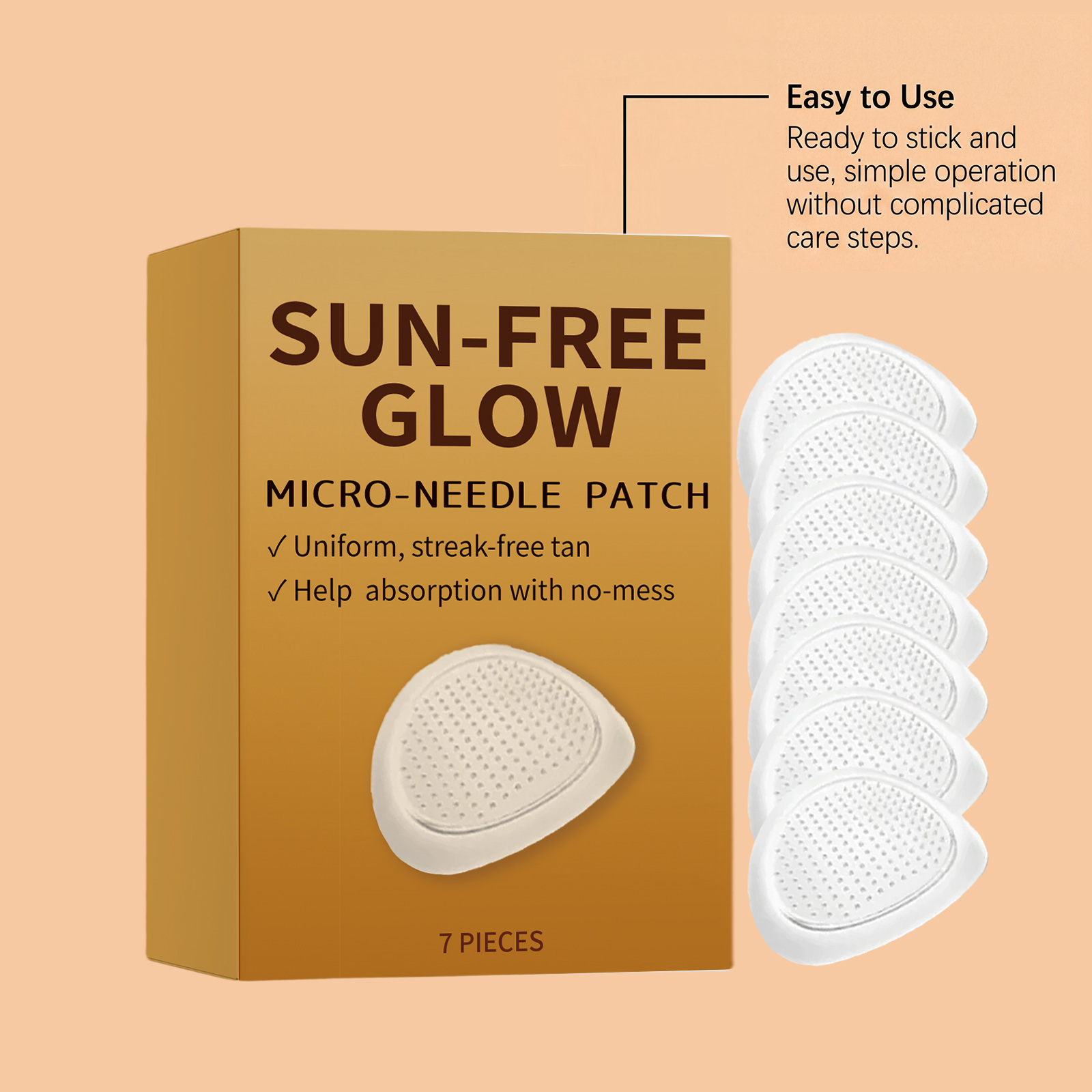 Skin Tanning Patch No Sun Needed Bronzed Natural Tone Moisturizing Care For Summer Body Skin