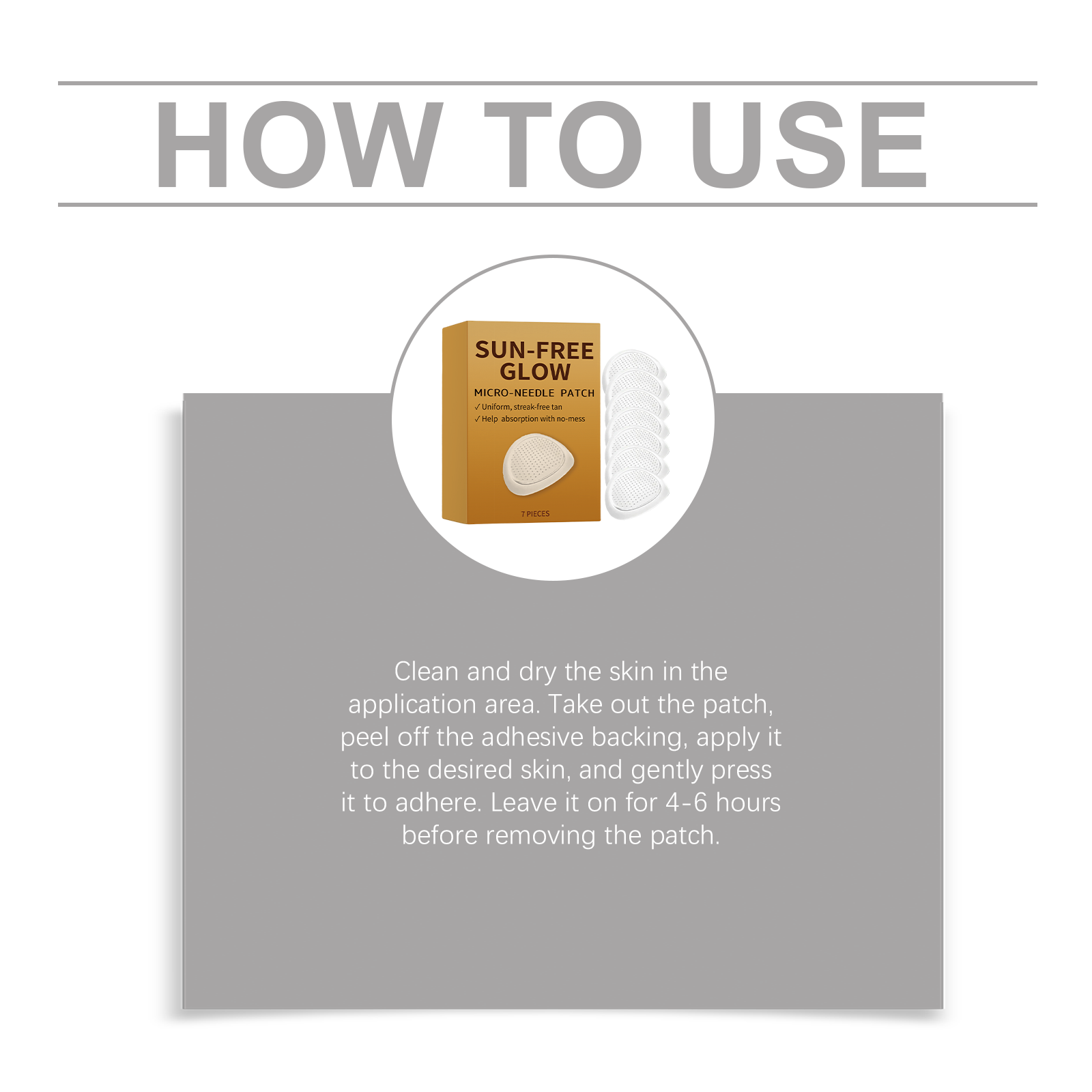 Skin Tanning Patch No Sun Needed Bronzed Natural Tone Moisturizing Care For Summer Body Skin