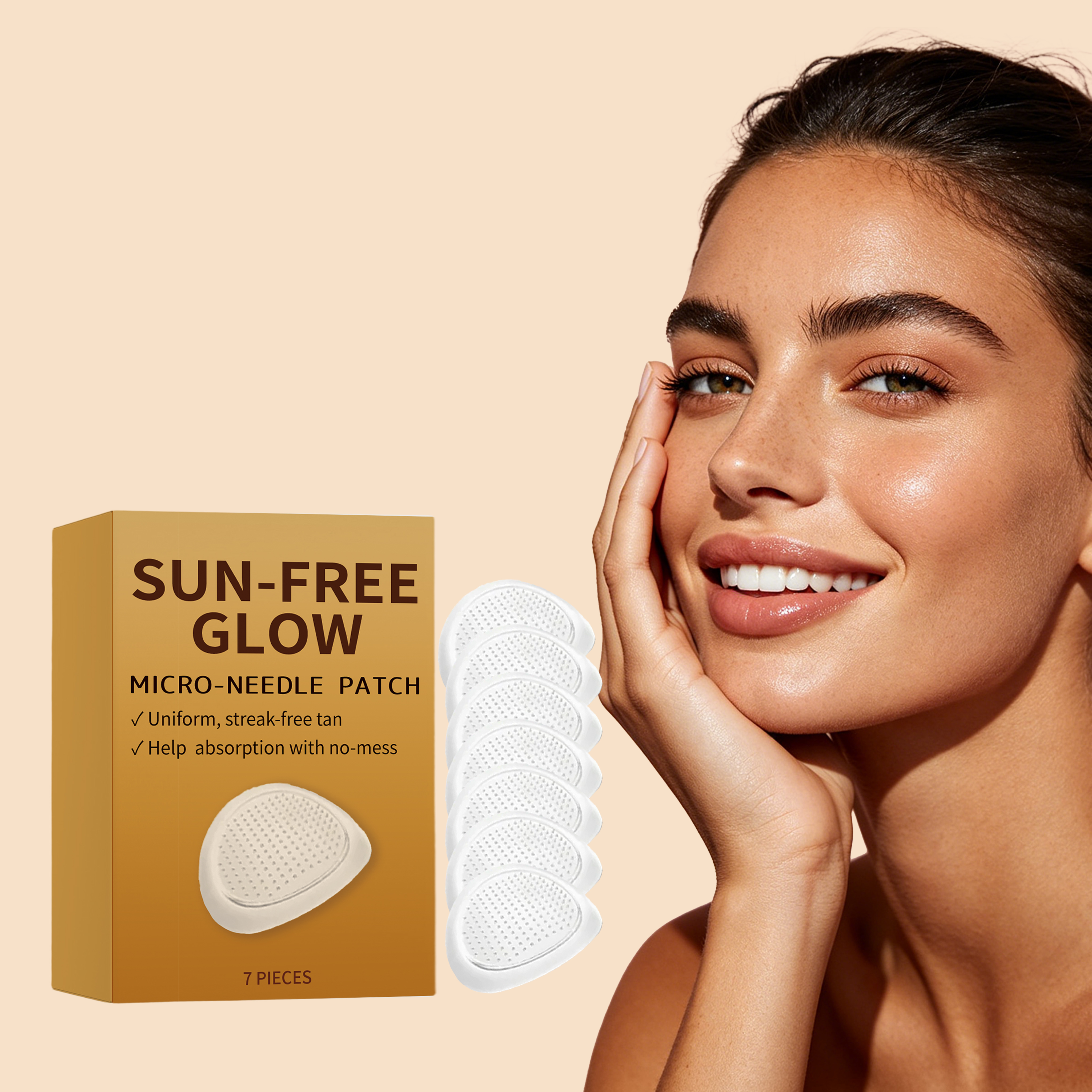 Skin Tanning Patch No Sun Needed Bronzed Natural Tone Moisturizing Care For Summer Body Skin