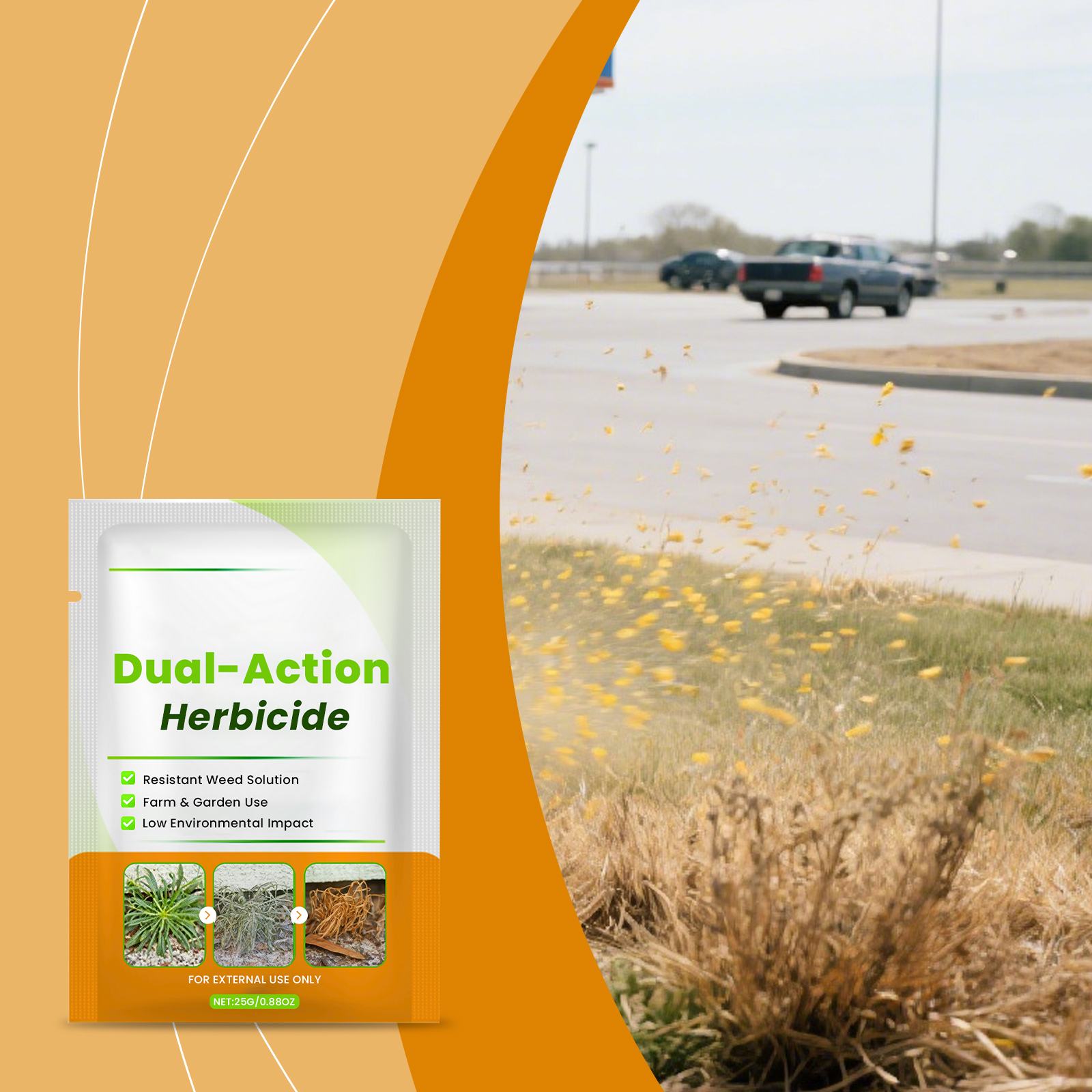 Weed Killer Household Courtyard Gardening Orchard Outdoor Lawn Weed Removal Grass Control Daily Special Purpose