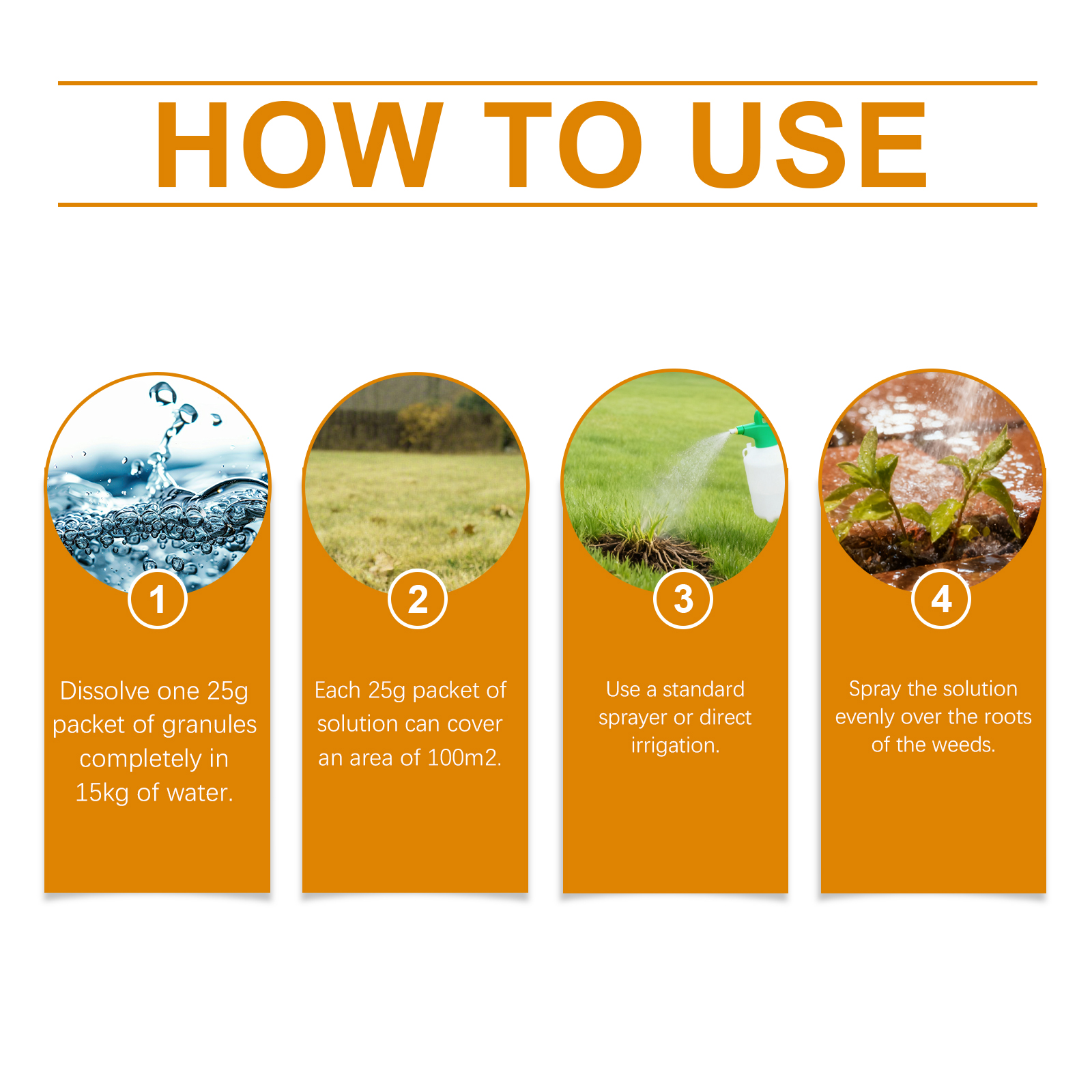 Weed Killer Household Courtyard Gardening Orchard Outdoor Lawn Weed Removal Grass Control Daily Special Purpose