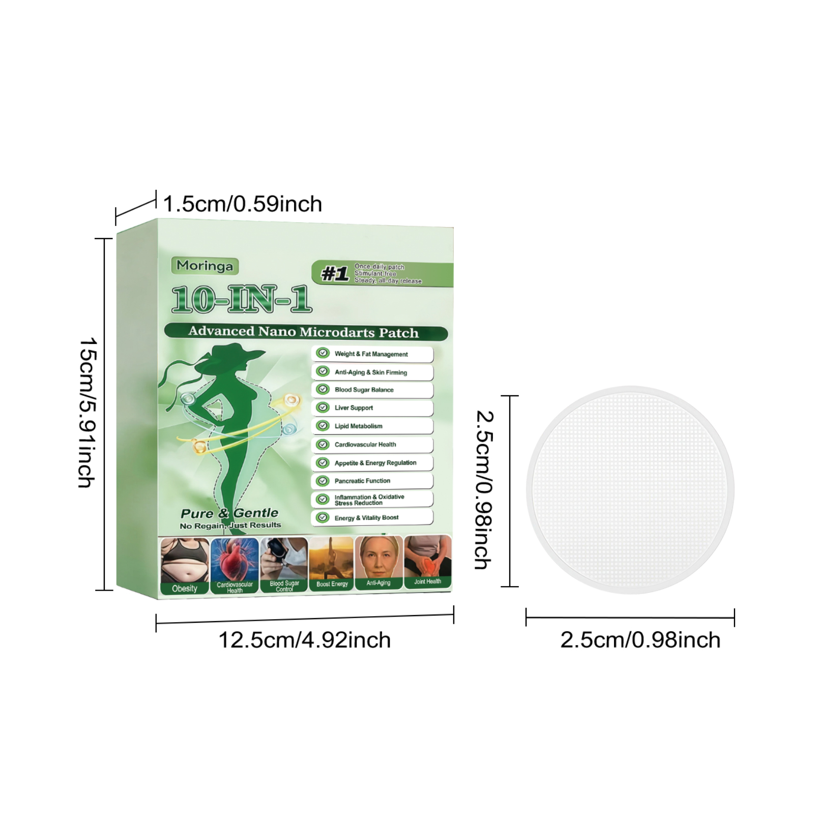 Body Care Patch Mild Nurture Lightweight Breathable Daily Skin Treatment Shape Body Curved Figure