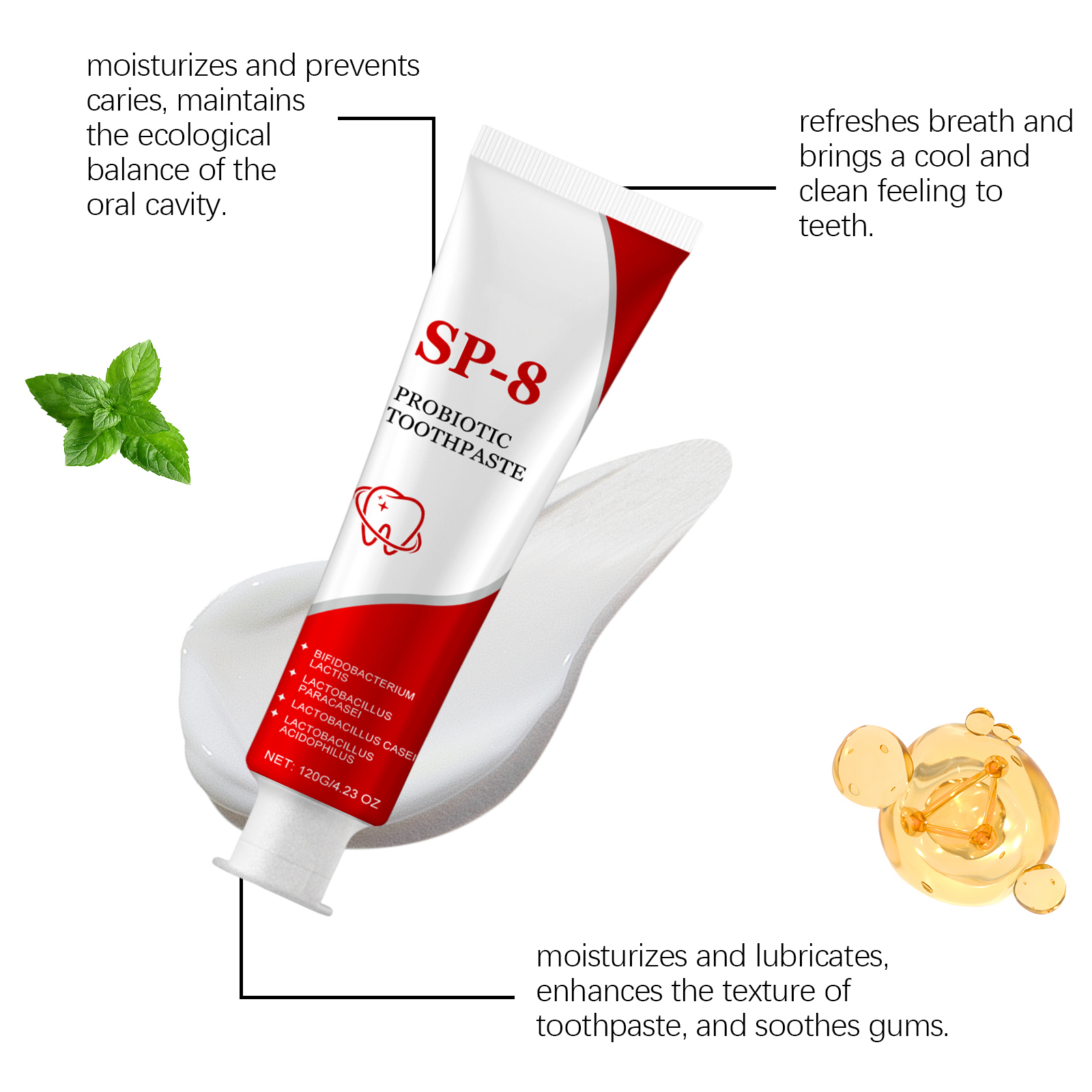 Daily Mild Cleaning Stain Yellow Odor Fresh Care Tooth For Teeth Oral Gentle Bright Remove Protect