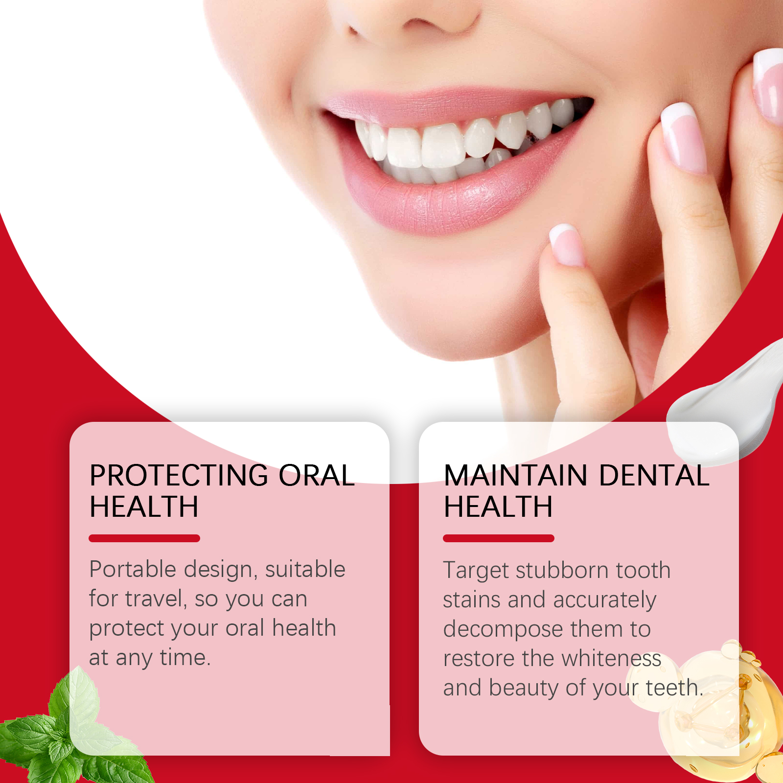 Daily Mild Cleaning Stain Yellow Odor Fresh Care Tooth For Teeth Oral Gentle Bright Remove Protect