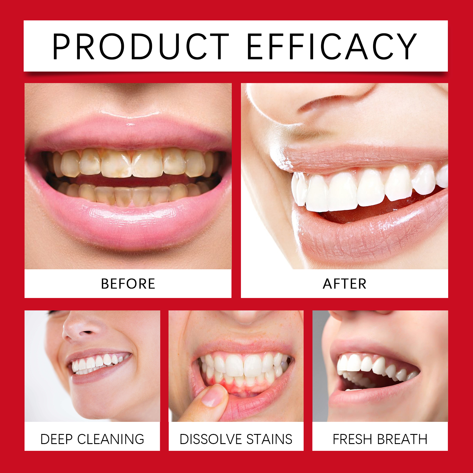 Daily Mild Cleaning Stain Yellow Odor Fresh Care Tooth For Teeth Oral Gentle Bright Remove Protect