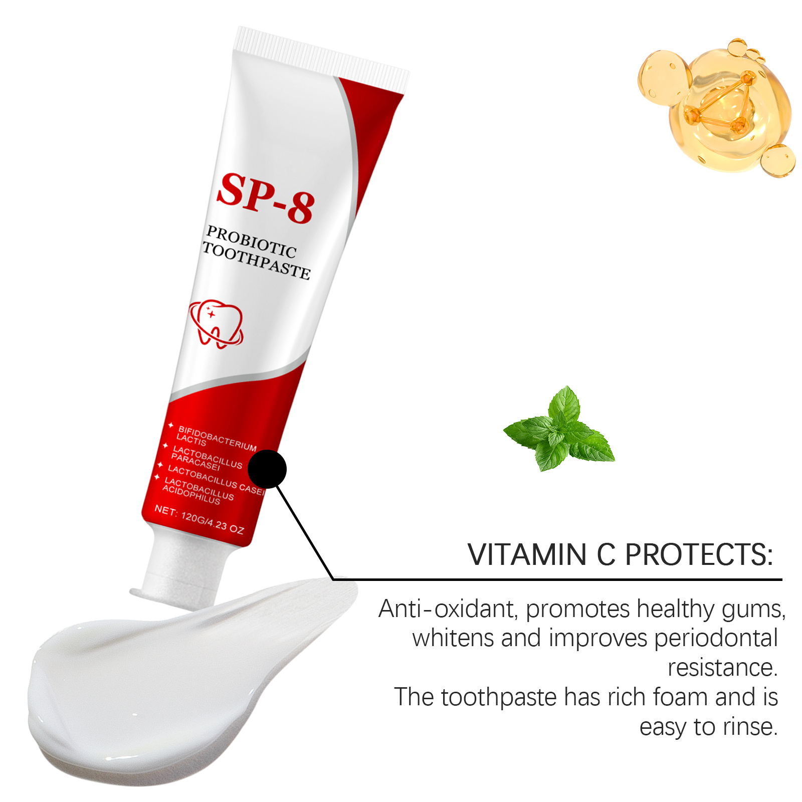 Daily Mild Cleaning Stain Yellow Odor Fresh Care Tooth For Teeth Oral Gentle Bright Remove Protect