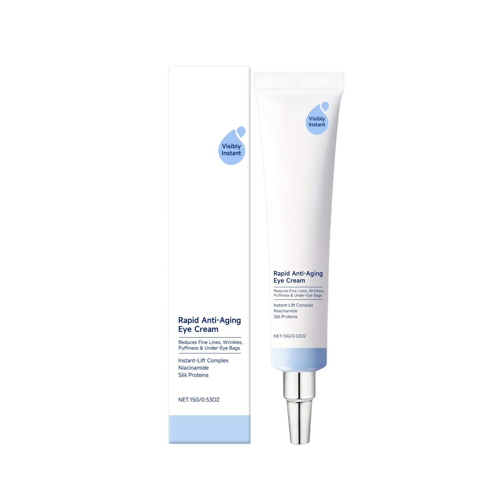 Nicotinamide Moisturizing Eye Cream Gentle Hydrating Elastic Nourishing Non Sticky Portable Relieve Eye Sagging