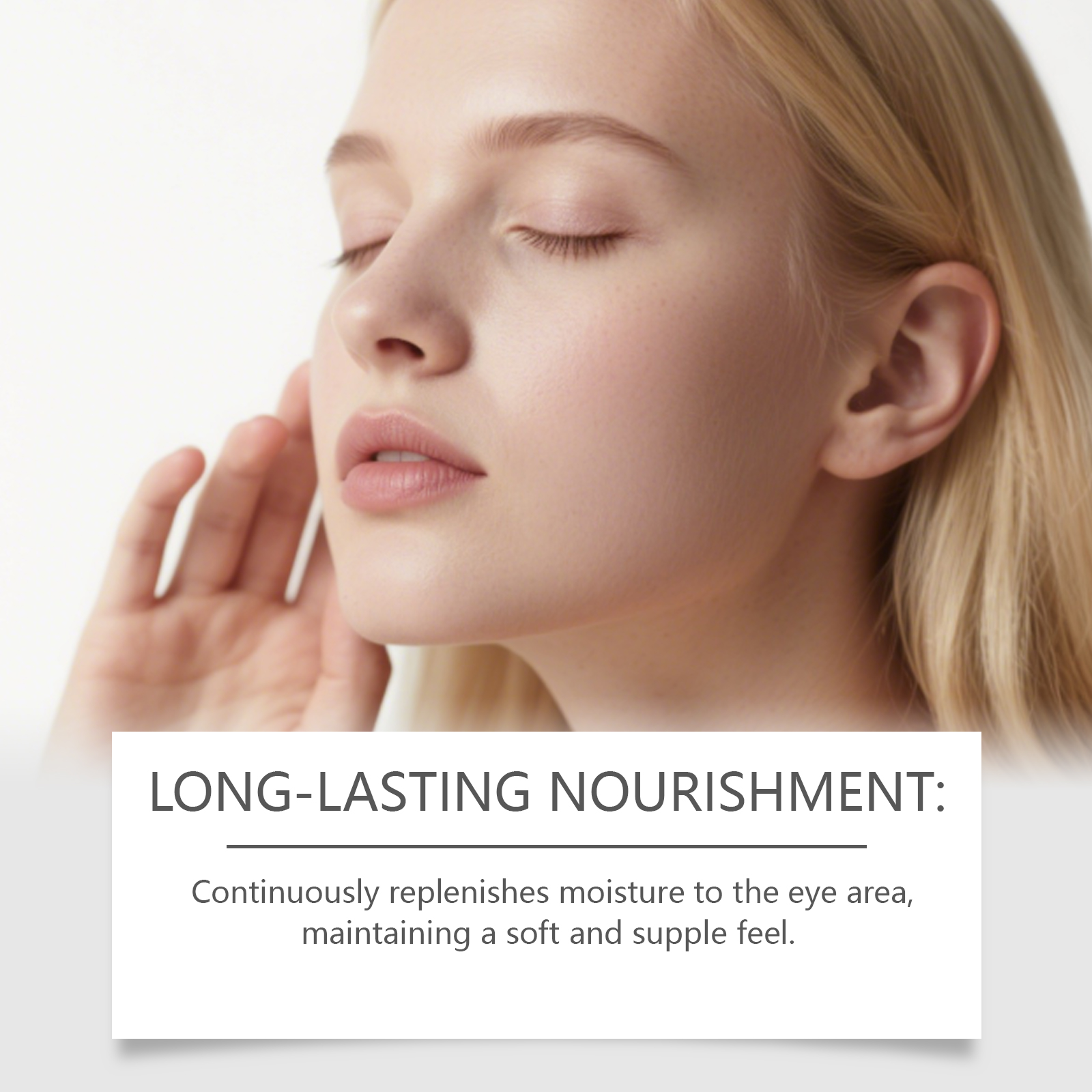 Nicotinamide Moisturizing Eye Cream Gentle Hydrating Elastic Nourishing Non Sticky Portable Relieve Eye Sagging