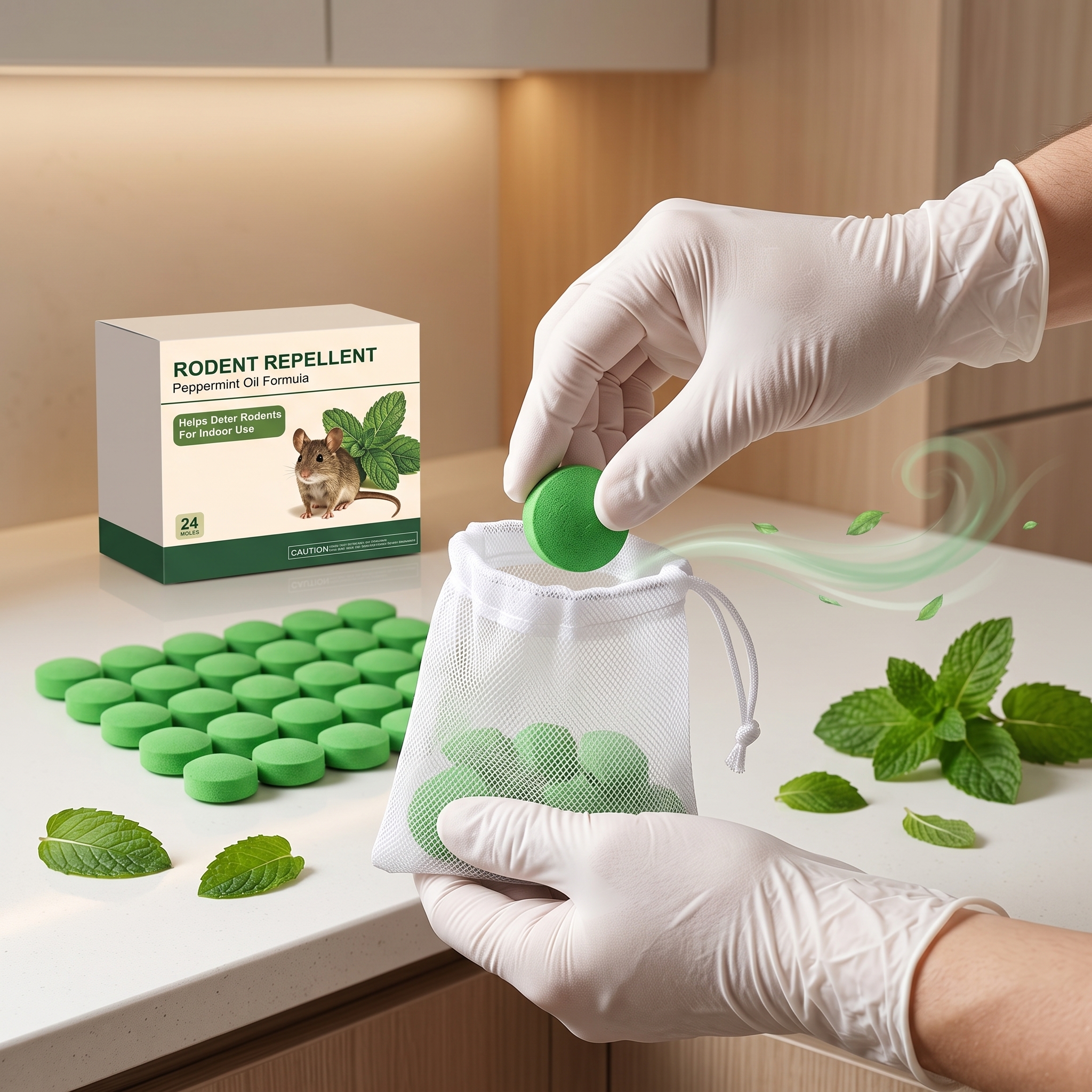 Rat Repellent Pills Daily Household Anti Rat Anti Gnaw Anti Furniture Damage Indoor Outdoor Universal Mild Ingredients Portable Pills