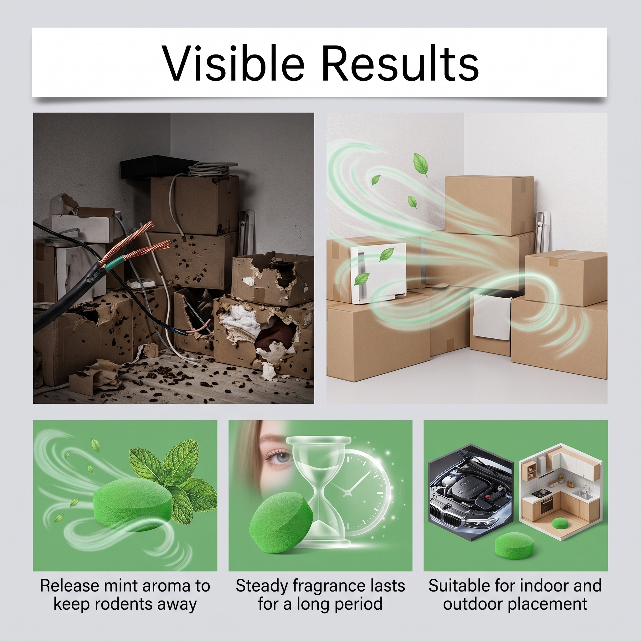 Rat Repellent Pills Daily Household Anti Rat Anti Gnaw Anti Furniture Damage Indoor Outdoor Universal Mild Ingredients Portable Pills