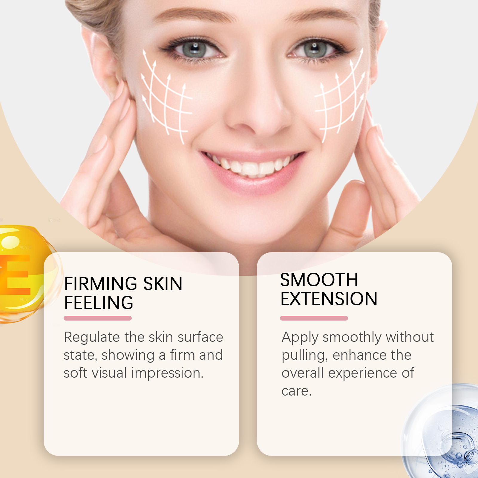 Facial Cream Mild Nourishing Delicate Soft Skin Care Bright Moist Refreshing Daily Face Use
