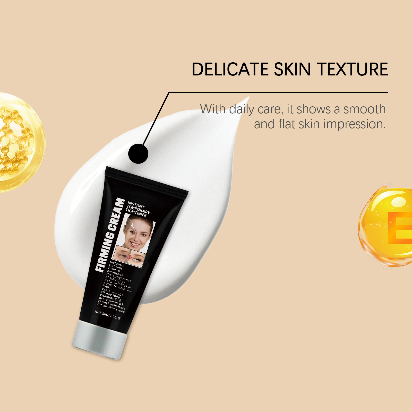 Facial Cream Mild Nourishing Delicate Soft Skin Care Bright Moist Refreshing Daily Face Use