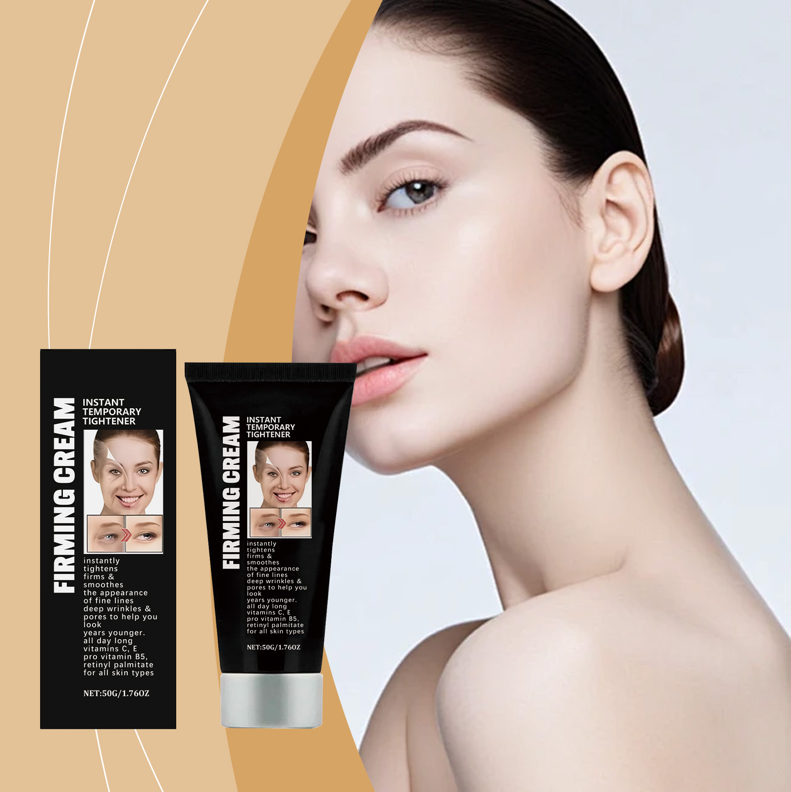 Facial Cream Mild Nourishing Delicate Soft Skin Care Bright Moist Refreshing Daily Face Use