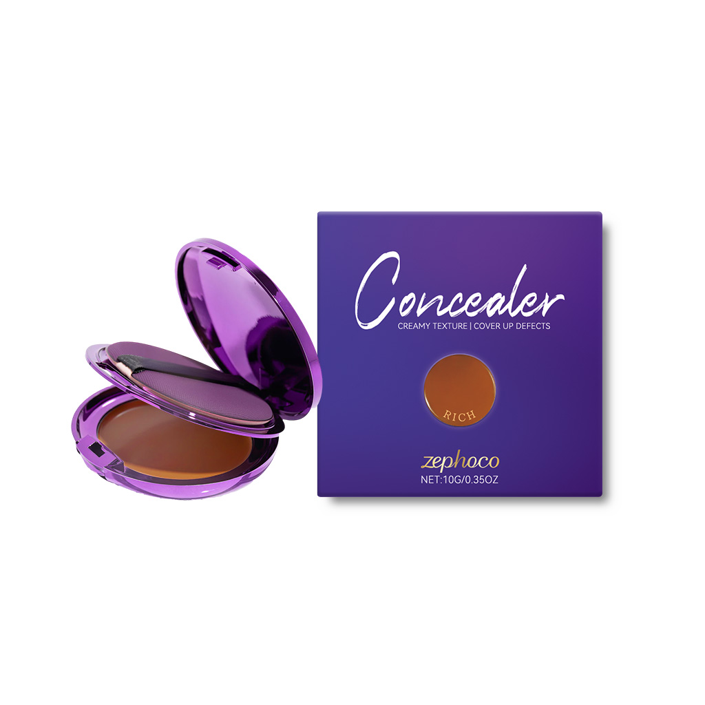 (Dark Skin) Concealer Palette Daily Care Lightweight Fit Moisturizing Nourish Skin Sheer Concealer Plate