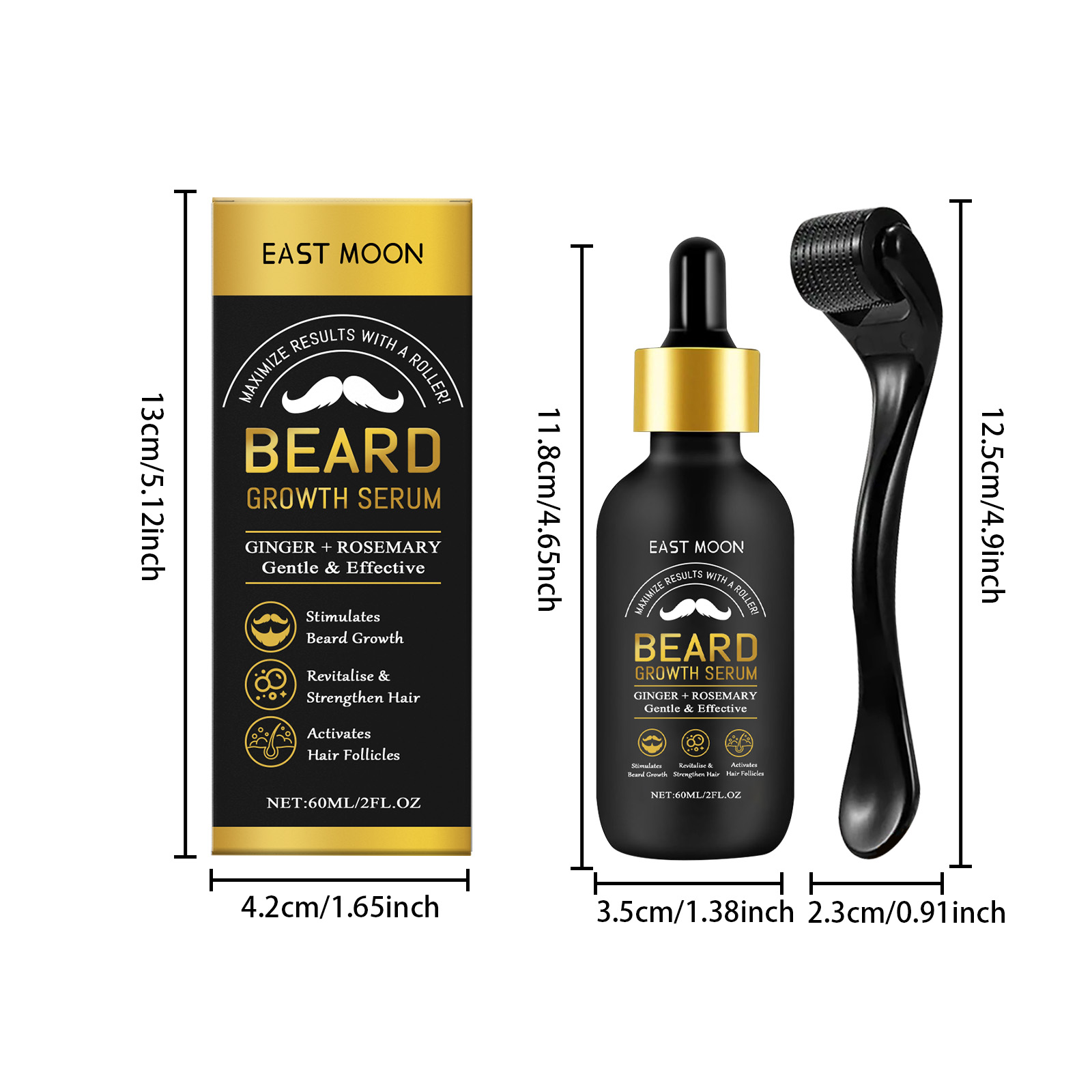 Men Beard Care Oil Gentle Cleansing Nourishing Softening Care Beard Essential Treatment Oil