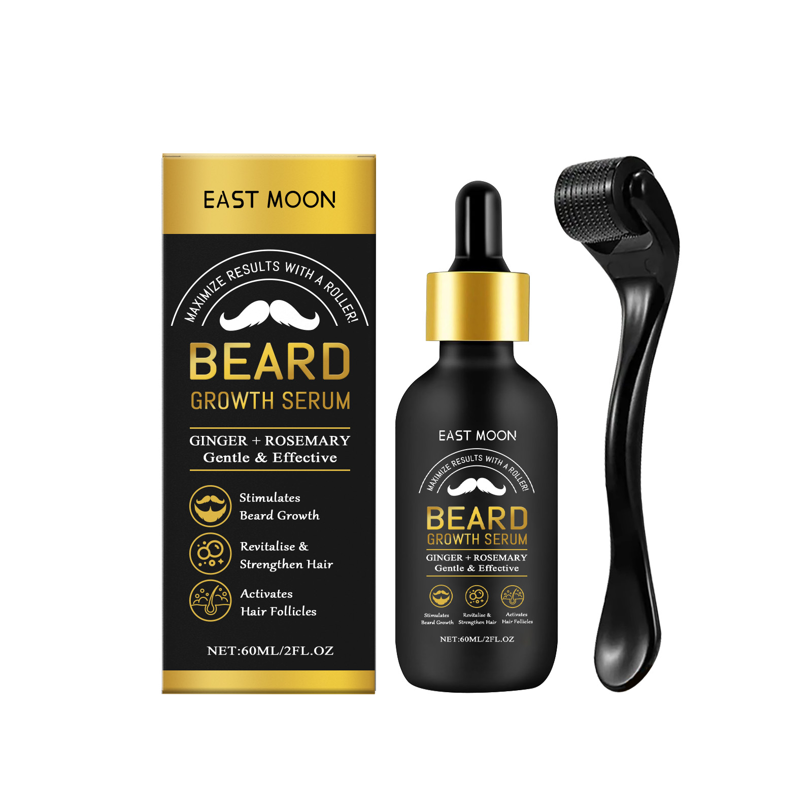 Men Beard Care Oil Gentle Cleansing Nourishing Softening Care Beard Essential Treatment Oil