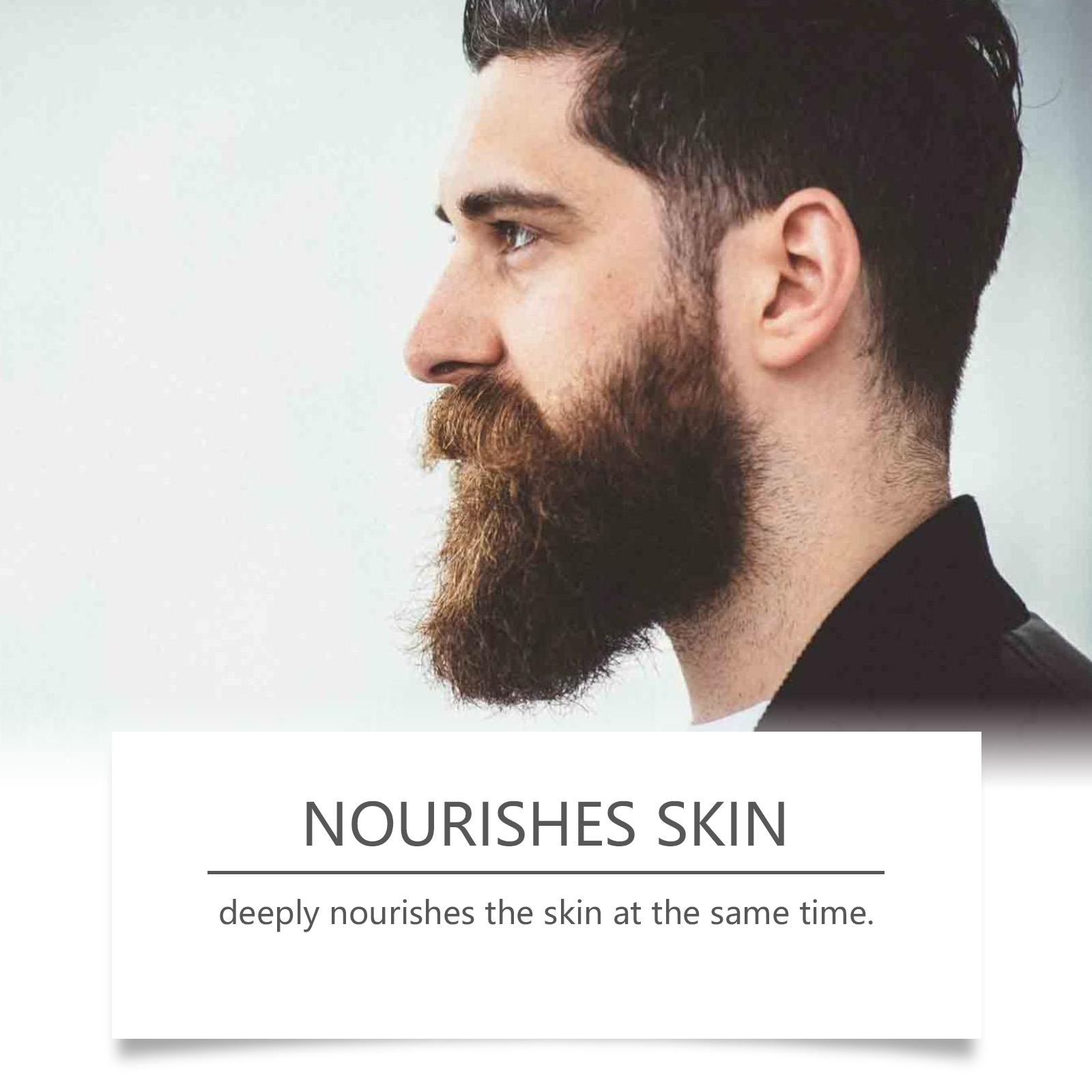 Men Beard Care Oil Gentle Cleansing Nourishing Softening Care Beard Essential Treatment Oil