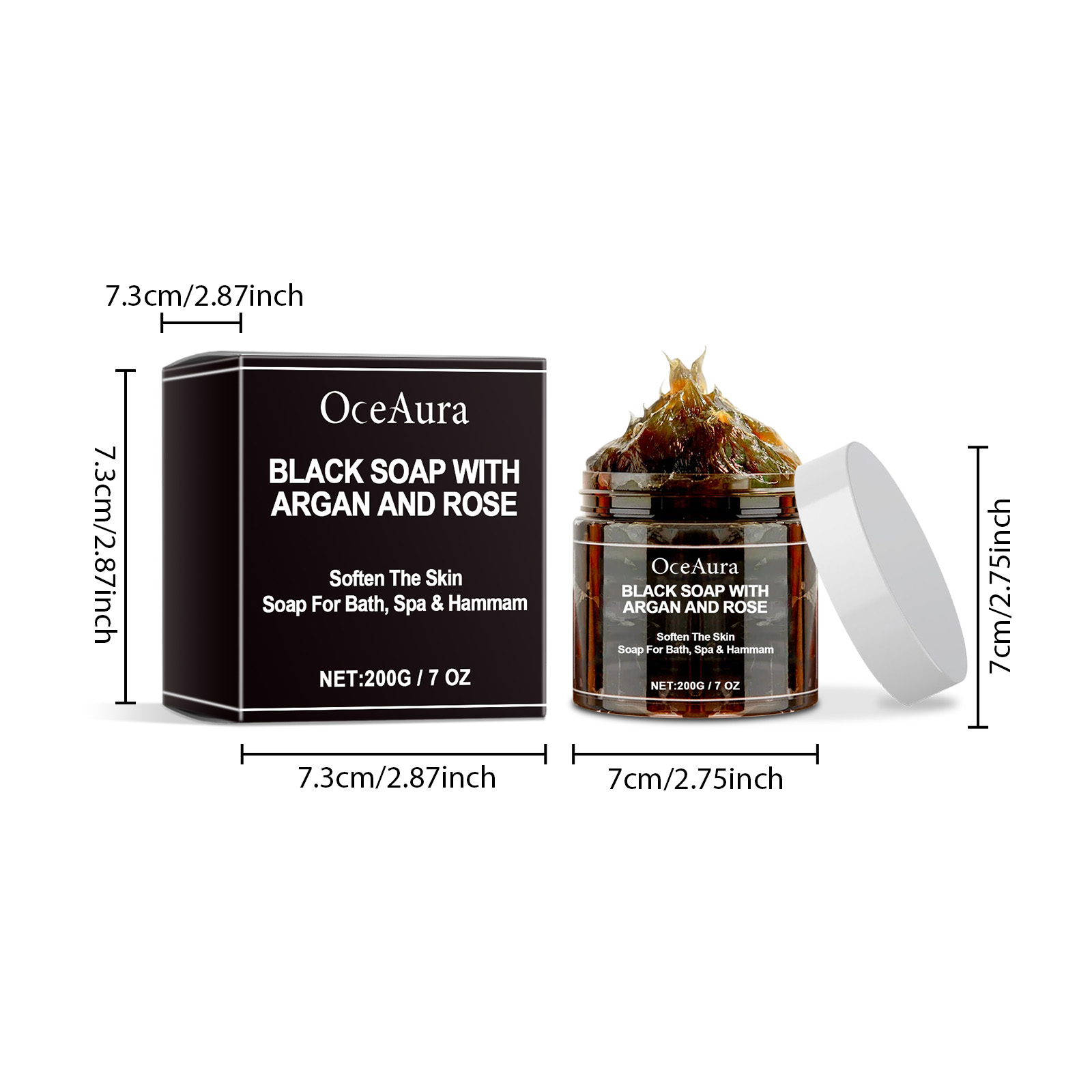 Body Deep Cleansing Soap Moisturizing Odor Control Exfoliating For Smooth Skin Shaving Care Daily Bathing 200g