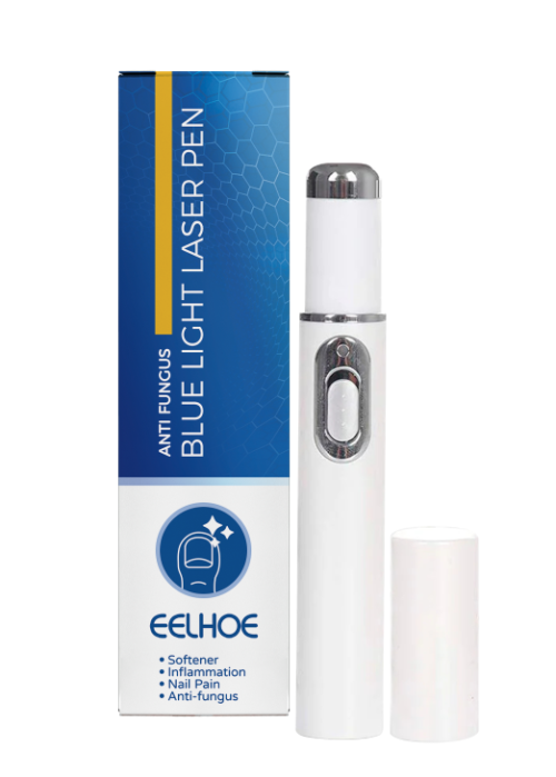 Blue Light Nail Care Pen Gentle Portable Device For Nail Health Maintenance And Fungal Care Home Use