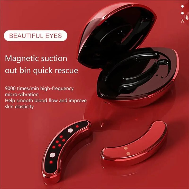 Eye Care Device Warm Compress Eye Treatment Device Red Light For Skin Absorption And Relaxation Anti-Fatigue Warm Beauty Instrument Portable Home Eye Massager 