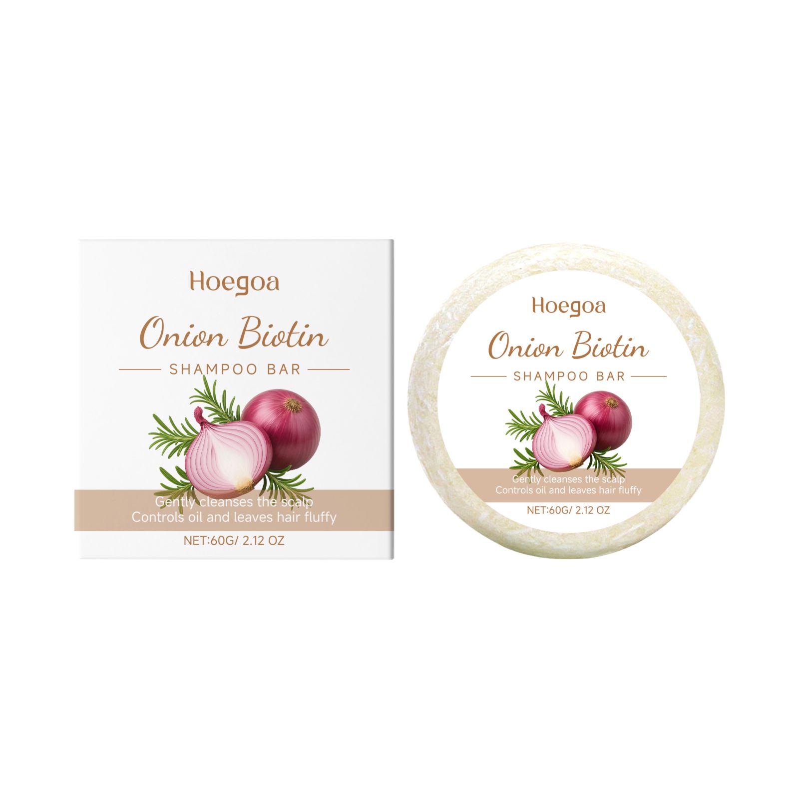 Onion Biotin Shampoo Bar Gentle Cleansing Moisturizing For Fresh Scalp And Smooth Hair