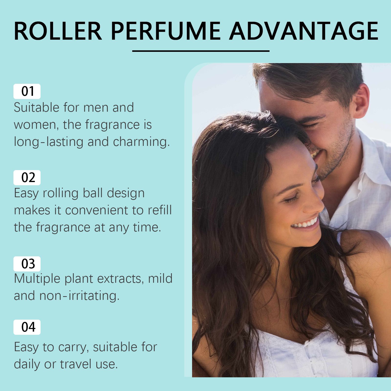 Charm Roll On Perfume Natural Long Lasting Pheromone Scent For Daily Wear And Dating