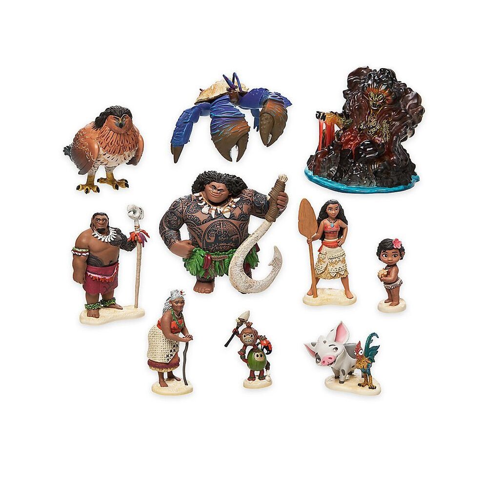 10pcs Moana Action Figure Toy Dolls Kids Gift Toys
