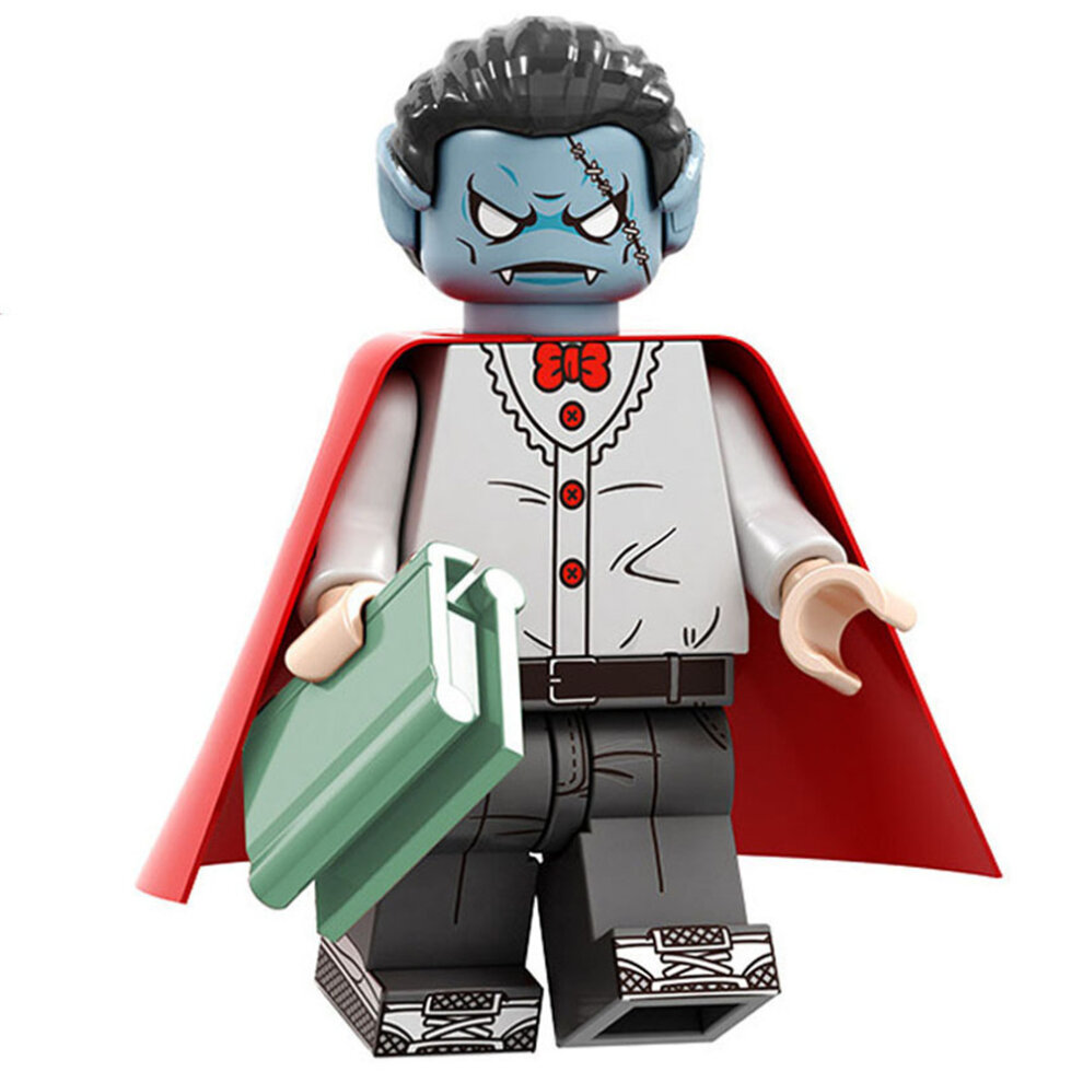 16PCS Halloween Vampire Witch Pumpkin Man Lego Man